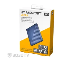 هارددیسک اکسترنال 4 ترابایت وسترن دیجیتال مدل My Passport Ultra