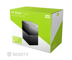 هارددیسک اکسترنال 20 ترابایت وسترن دیجیتال مدل My Book Duo