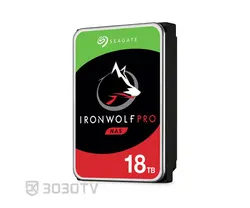 هارددیسک اینترنال 18 ترابایت IronWolf Pro سیگیت مدل ST18000NE000