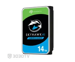 هارددیسک اینترنال 14 ترابایت SkyHawk Al سیگیت مدل ST14000VE0008