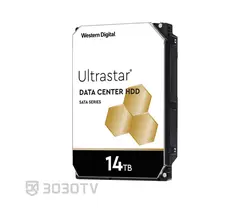 هارددیسک اینترنال 14 ترابایت Ultrastar وسترن دیجیتال مدل DC HC530