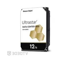 هارددیسک اینترنال 12 ترابایت Ultrastar وسترن دیجیتال مدل DC HC520