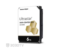 هارددیسک اینترنال 6 ترابایت Ultrastar وسترن دیجیتال مدل DC HC310