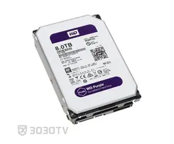 هارددیسک اینترنال 8 ترابایت بنفش وسترن دیجیتال مدل 80PUZX
