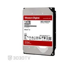 هارددیسک اینترنال 14 ترابایت قرمز پلاس وسترن دیجیتال مدل 140EFFX