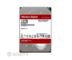 هارددیسک اینترنال 12 ترابایت قرمز پلاس وسترن دیجیتال مدل 120EFAX