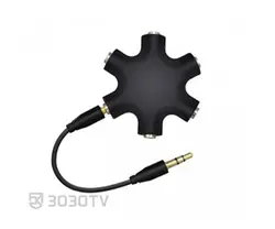 هاب اکسترنال صدا درگاه 3.5 میلیمتری 5 پورت ونتولینک |