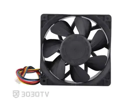 فن آکسیال 12 در 12 سانتی متر 1.5 آمپر 12 ولت مدل SHLF1212FHE-06