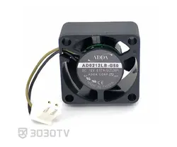 فن آکسیال 2.5 در 2.5 سانتی متر 0.07 آمپر ۱۲ ولت ADDA مدل AD0212LB-G50