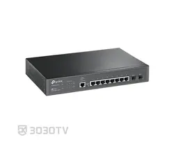 سوییچ شبکه گیگابیتی ۱۰ پورت تی پی لینک مدل T2500G-10TS