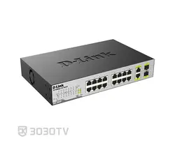 سوییچ شبکه PoE هجده پورت دی لینک مدل DES-1018P