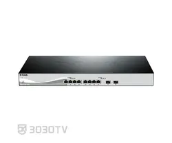 سوییچ شبکه گیگابیتی ۱۰ پورت دی لینک مدل DXS-1210-10TS