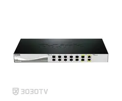 سوییچ شبکه گیگابیتی ۱۲ پورت دی لینک مدل DXS-1210-12SC