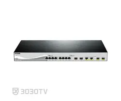 سوییچ شبکه گیگابیتی ۱۲ پورت دی لینک مدل DXS-1210-12TC