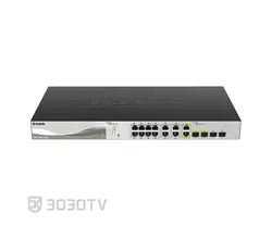 سوییچ شبکه گیگابیتی ۱۶ پورت دی لینک مدل DXS-1100-16TC
