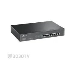 سوییچ شبکه PoE گیگابیتی ۸ پورت تی پی لینک مدل TL-SG1008PE