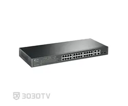 سوییچ شبکه PoE بیست و هشت پورت تی پی لینک مدل T1500-28PCT