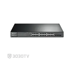 سوییچ شبکه PoE گیگابیتی ۲۸ پورت تی پی لینک مدل T2600G-28MPS