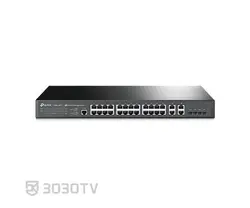 سوییچ شبکه ۲۸ پورت تی پی لینک مدل T2500-28TC