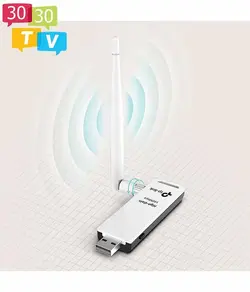 کارت شبکه USB و بی‌سیم تی پی لینک مدل TL-WN722N
