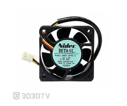 فن ۶ در ۶ سانتی متر ۰.۲۵ آمپر ۱۲ ولت Nidec مدل D06T-12PS2 A