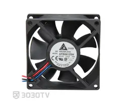 فن آکسیال ۸ در ۸ سانتی متر ۰.۵۱ آمپر ۱۲ ولت دلتا مدل AFB0812SH