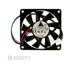 فن آکسیال ۷ در ۷ سانتی متر ۰.۴۵ ‌آمپر ۱۲ ولت دلتا مدل AFB0712HHB