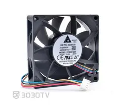 فن ۸ در ۸ سانتی متر ۰.۸ آمپر ۱۲ ولت دلتا مدل FFB0812EH