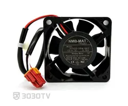 فن آکسیال ۶ در ۶ سانتی متر ۰.۱۴ آمپر ۱۲ ولت NMB مدل 2410SB-04W-B49