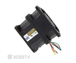 فن آکسیال دوبل ۶ در ۶ سانتی متر ۱.۹۲ آمپر ۱۲ ولت AVC مدل DFTA0656B2U