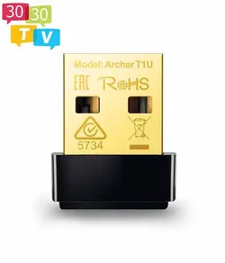 کارت شبکه USB بی‌سیم AC450 تی پی لینک مدل Archer T1U |