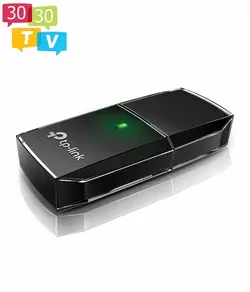 کارت شبکه USB وایرلس و دوبانده تی‌پی لینک مدل Archer T2U