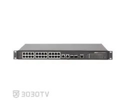 سوییچ شبکه PoE بیست و شش پورت داهوا مدل DH-PFS4226-24ET-240