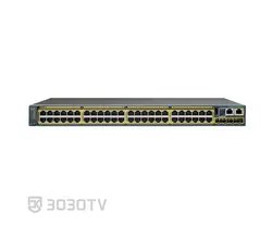 سوییچ شبکه PoE گیگابیتی 48 پورت سیسکو مدل WS-C2960S-48LPS-L