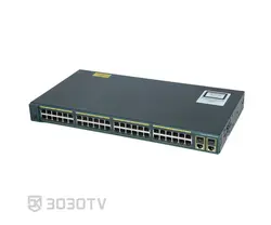 سوییچ شبکه 48 پورت سیسکو مدل WS-C2960-Plus 48TC-L
