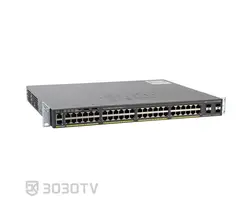 سوییچ شبکه PoE گیگابیتی 48 پورت سیسکو مدل WS-C2960X-48LPS-L