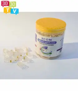 مشخصات، قیمت و خرید سوکت شبکه CAT6- 3COM UTP | فروشگاه اینترنتی 3030tv