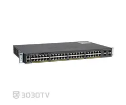 سوییچ شبکه گیگابیتی 48 پورت سیسکو مدل WS-C2960X-48TS-L