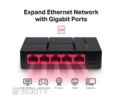 سوییچ شبکه گیگابیتی ۵ پورت مرکوسیس مدل MS105G