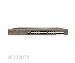 سوییچ شبکه PoE گیگابیتی ۲۸ پورت آی پی کام مدل G5328P-24-410W