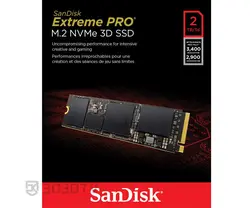 حافظه اینترنال SSD ظرفیت 2 ترابایت سن دیسک مدل Extreme PRO