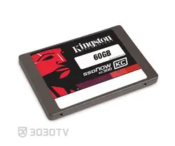 حافظه اینترنال SSD ظرفیت 60 گیگابایت کینگستون مدل SKC300S3B7A به همراه کیت ارتقا