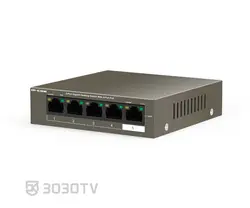 سوییچ شبکه PoE گیگابیتی ۵ پورت آی پی کام مدل G1105P-4-63W