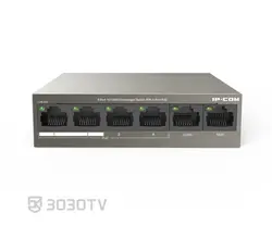 سوییچ شبکه PoE شش پورت آی پی کام مدل F1106P-4-63W