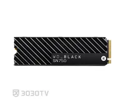 حافظه اینترنال SSD ظرفیت 1 ترابایت مشکی SN750 وسترن دیجیتال مدل WDS100T3XHC