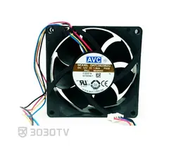 فن ۱۲ در ۱۲ سانتی متر ۱.۶ آمپر ۲۴ ولت AVC مدل DATC0825B2G