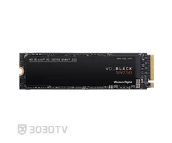 حافظه اینترنال SSD ظرفیت 2 ترابایت مشکی SN750 وسترن دیجیتال مدل WDS200T3X0C