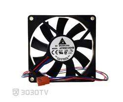 فن آکسیال ۸ در ۸ سانتی متر ۰.۴ آمپر ۱۲ ولت دلتا مدل AFB0812SHB