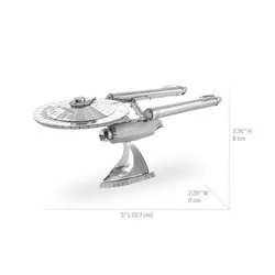 پازل سه بعدی فلزی Enterprise