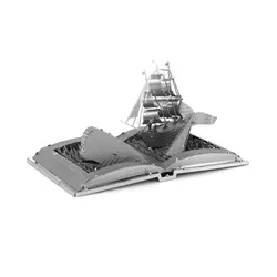 پازل سه بعدی فلزی Moby Dick Book Sculpture